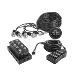 12V 8-VALVE Air Ride Manifold, 5M 9-SWITCH Remote, Gauges, White. Fixed Price $170.99.
