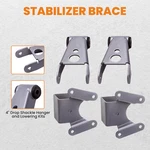 4" Rear Drop Lowering Kit For Dodge Ram Charger D100 D150 2WD 1972-1993. Fixed Price $105.15.