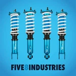FIVE8 Industries For 93-98 Toyota Supra Full Coilovers Height Adjustable. Fixed Price $697.00.
