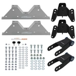 Rear 4" Lowering Shackles And Hangers With C-notch For Gmc /C1500 73-87. Fixed Price $182.90.