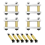 Heavy Duty Trailer Shackle Upgrade Kit 3.125" For Tandem Axle, Repl. UO12-021. Fixed Price $74.99.