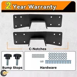 Rear Axle Lowering C-notch Bracket Kit For 1999-2006 Chevy Silverado Sierra 1500. Fixed Price $38.50.