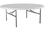 Lifetime 22673 72" Round Table (commercial). Fixed Price $496.37.