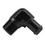 3/8" Npt Male To 1/2" Hose Barb Fitting Adapter 90 Degree AN8 8AN Aluminum Black. Fixed Price $9.99.