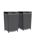 Furniture Of America Outdoor Trash Can 31.5" 120 Gal Capacity Aluminum(set 2). Fixed Price $871.68.