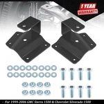 For 1999-2006 Chevy Gmc 1500 Pickup 2WD 2" Rear Axle Drop Hangers Lowering Kit. Fixed Price $36.09.
