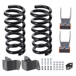 Front 2" Rear 3-4" Drop Kit Coils Hanger Shackles For Chevy Gmc C1500 1988-1998. Fixed Price $226.03.