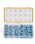 Grease Fittings Kit, 150PC Sae Hydraulic Zerk Assortment: 1/4" 1/8" St.... Fixed Price $29.47.
