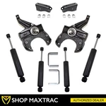 Maxtrac 2.5"/5" Lowering Kit W/ Shocks KS331135L For 1973-1987 Chevy C10 2WD. Fixed Price $547.95.