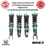 REV9 Hyper-street Ii Coilover Kit W/ 32-WAY Damping For Honda Civic Ej/ek/em/en. Fixed Price $550.00.