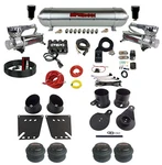 Complete Air Ride Suspension Kit 3/8" Manifold Bags & Tank For 58-64 Impala. Fixed Price $2219.99.