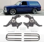 Mcgaughys Front 2" & Rear Drop Spindles Blocks 1982-1997 Chevy S-10 Blazer. Fixed Price $375.90.
