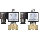 2PCS 1/4" Npt Valve Electric Solenoid Air Ride Suspension Brass N/c 110-120V. Fixed Price $37.59.