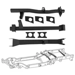 Front&rear Tank Support, Shock Mount Crossmember Set For Silverado 1500. Fixed Price $325.00.