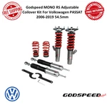 Godspeed Mono Rs Adjustable Coilover Kit For Volkswagen Passat 2006-2019 54.5MM. Fixed Price $795.00.