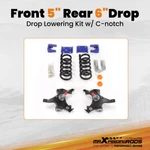 Front Rear 6" Drop Kit For Chevrolet Gmc C1500 1988-1998 W/1.25" Rotors V8. Fixed Price $362.11.