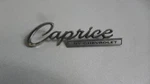 1966 Chevy Caprice Rear Trunk Script Emblem Oem 7731109 Nameplate 02AA1 Il. Fixed Price $54.99.