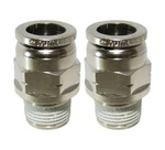 3/8" Hose X 1/4" Npt Push Straight Male Connector Fittings - 2 Pack. Fixed Price $22.40.