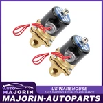 3/8" Npt 2PC Fit Fortrain Horn Air Ride Suspension Valve Brass Electric Solenoid. Fixed Price $41.57.
