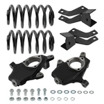 2" Front 4" Rear Drop Lowering Kit For Chevy Tahoe Gmc Yukon Xl 2WD 4WD 2007-14. Fixed Price $358.50.