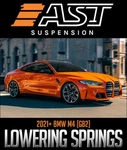 For 2021+ Bmw M4 G82 Suspension Lowering Springs 1.1"F/1.4"R ASTLS-21-182. Fixed Price $406.34.
