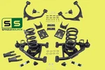 4" / 7" Control Arm Drop Lowering Kit For 1988 - 1998 Chevy Gmc C1500 V8. Fixed Price $754.24.
