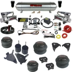 3 Preset Pressure Complete Bolt Chr Air Ride Suspension Kit Fits S10 2WD 1982-04. Fixed Price $2529.99.