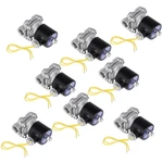 8PC 1/2" Npt Valve Electric Solenoid Air Ride Suspension Stainless Steel 110-120. Fixed Price $146.76.