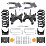 4" Front 7-8" Rear Lowering Kit Spindles Coils For Gmc Sierra 1988-1998 2WD. Fixed Price $516.67.