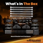 Universal Adjustable Weld On Parallel 4 Link Kit For Classic Car Air Ride Bars. Fixed Price $154.95.