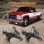 2" Drop Spindle Lowering Kit For Gmc Yukon Chevy Tahoe C1500 C2500 1988-1998. Fixed Price $127.72.