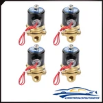 4X 3/8" Npt Brass Air Ride Suspension Valve Port Electric Solenoid 12V 250PSI. Fixed Price $47.73.