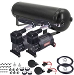 150PSI Air Compressor 2 Pcs & 4GAL Tank Ride Suspension Car Truck Train Horn. Fixed Price $219.99.