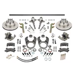 Speedway Ford & I-beam Axle Complete Hotrod Disc Brake Kit W/ Spindles Calipers. Fixed Price $934.99.
