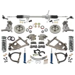 For Mustang Ii Ifs, Drop Spindles, 700 Coilovers, Manual Rack, 4-1/2. Fixed Price $2244.99.