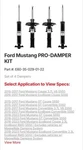 2015-2023 Ford Mustang Eibach Pro-damper Shocks And Struts Kit E60-35-029-01-22. Fixed Price $500.00.