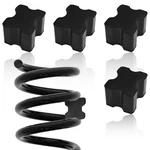 4PCS Coil Spring Spacers Booster Kit, 1" To 1.5" Lift, Rubber Blocks For Cars.... Fixed Price $18.42.