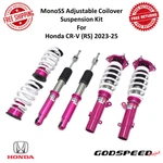 Godspeed Monoss Single-adjustable Lowering Coilover Set For 23-25 Honda Cr-v. Fixed Price $690.00.