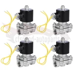 4PCS 1/2" Npt Air Suspension Electric Solenoid Valve Stainless Steel 110-120V. Fixed Price $88.16.