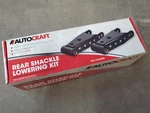 Autocraft 1" 2" Rear Shackle Lowering Kit Fits 04-07 F150 Pickup Truck. Fixed Price $24.99.