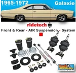 Ridetech Front & Rear Air Suspension System, 1965-1972 Galaxie, Monterey, A6. Fixed Price $2035.00.