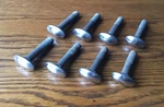 Bumper Bolts Oval W/stainless Caps Vtg Nos Hot Rod Trog Scta. Fixed Price $295.00.