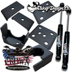 2007-2018 Silverado Sierra 7" Rear Drop Lowering Axle Flip Kit & Shocks. Fixed Price $225.00.