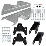 Rear 4" Lowering Shackles And Hangers With C-notch For Chevrolet C10/R10 73-1987. Fixed Price $178.94.