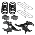5" 4" Drop Lowering Kit W/ Spindles For Gmc S15 1982-04 Sonoma 1984-04 V6 2WD. Fixed Price $224.33.