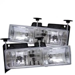 Spyder Crystal Glass Headlights For Chevy C/k Series/tahoe - Chrome. Fixed Price $127.06.