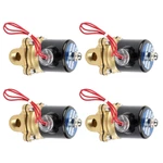 4PCS 3/8" Npt Air Ride Suspension Valve Brass Electric Solenoid For Train Horn. Fixed Price $77.99.