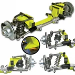 Universal 56.5 Mustang Ii Ifs Front End Suspension Shx Thru 2" Drop Manual 5X4.5. Fixed Price $2395.00.