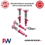 Godspeed Monoss Coilover Lowering Kit Front & Rear For 1997-2001 Infiniti Q45. Fixed Price $675.00.