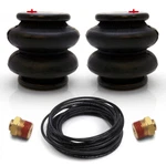 Two 2600LB 1/2 Inch Single Port Air Ride Spring With Fittings. Fixed Price $259.95.